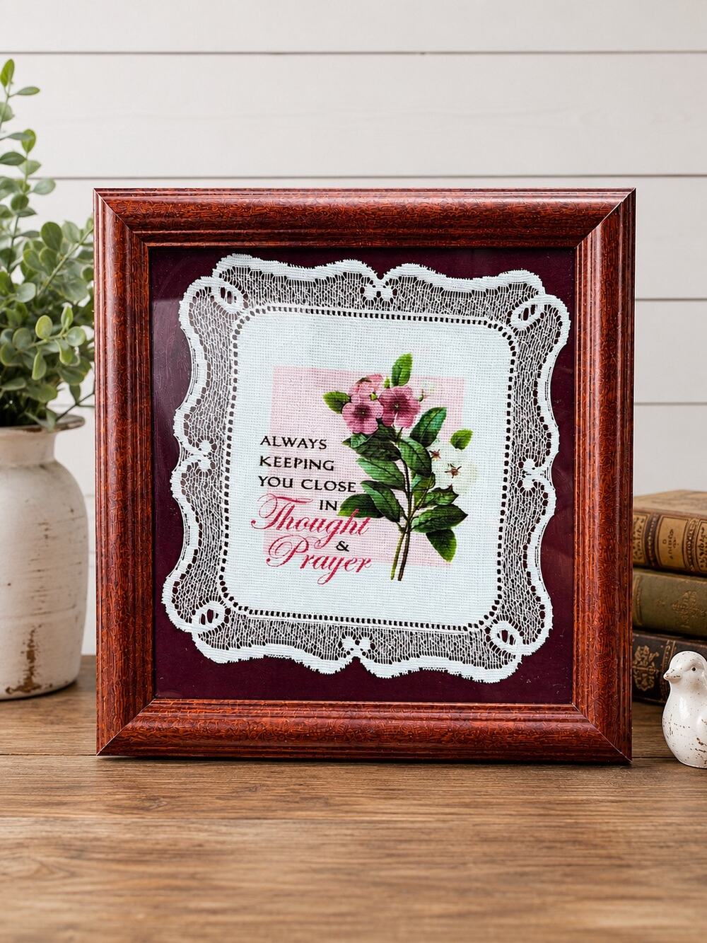 Thought & Prayer Floral Framed
Home Accent